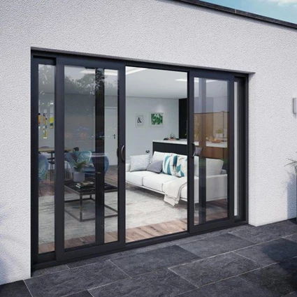 pintu aluminium geser